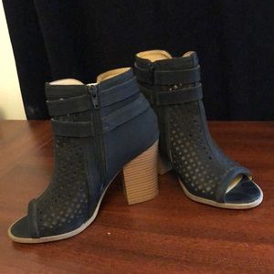 High heel booties